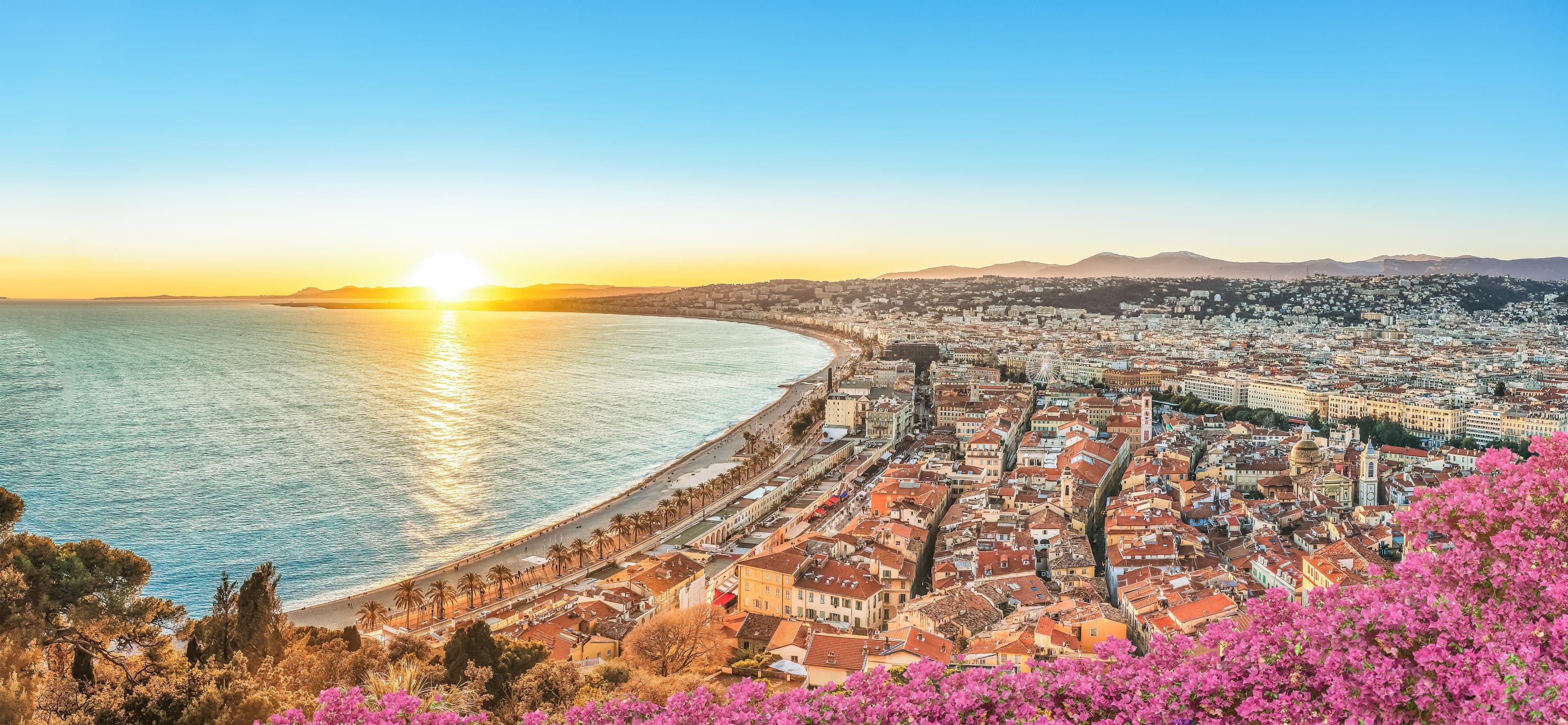 Panorama de la Baie des Anges, Nice.